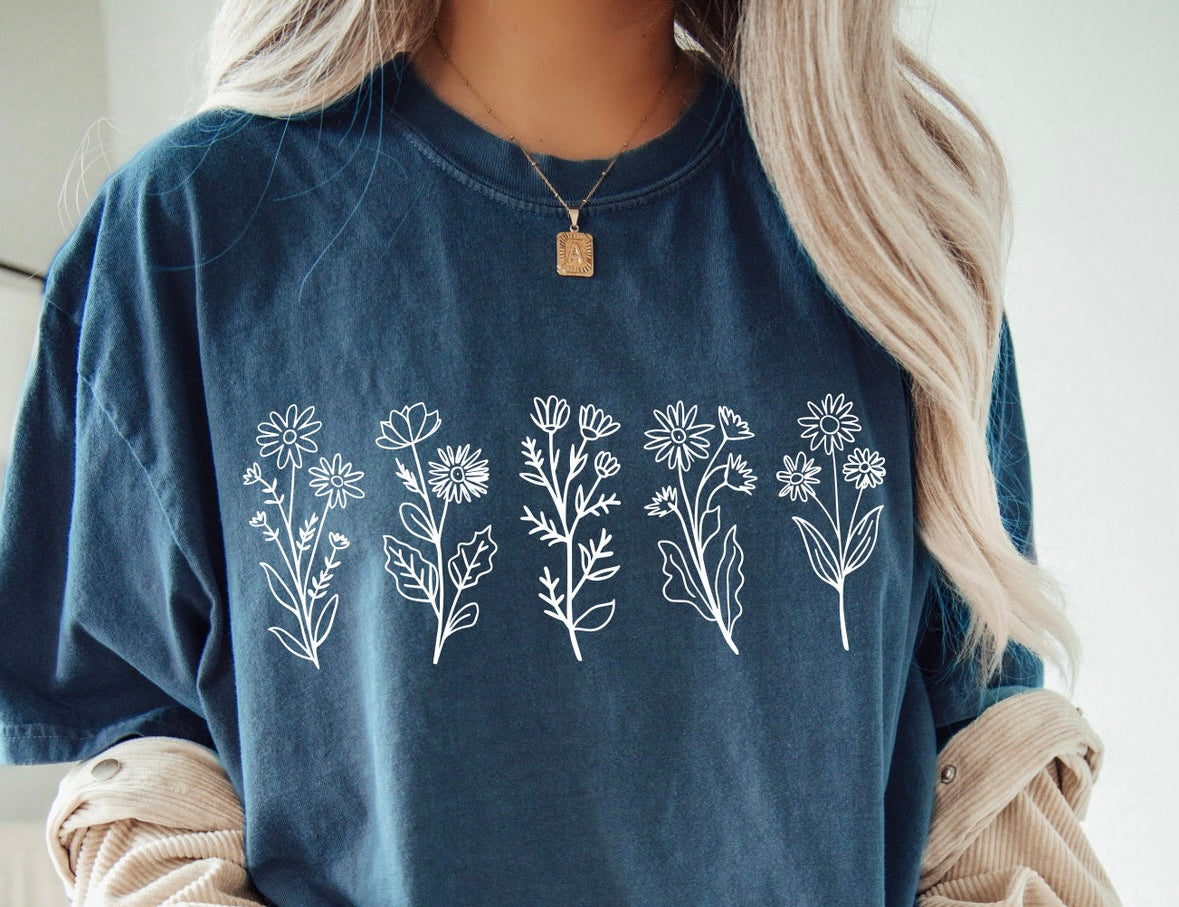 Floral tee