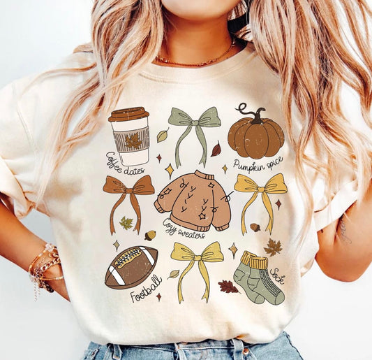 Fall Coquette Tee