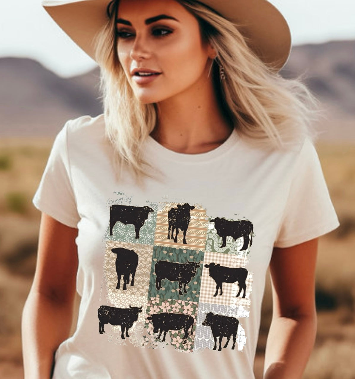 Patchwork Cow T-Shirt