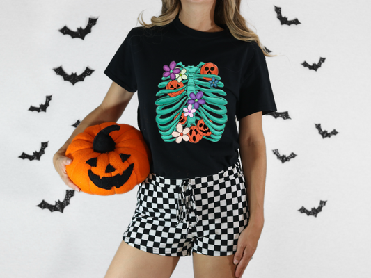 Pumpkin ribs tee