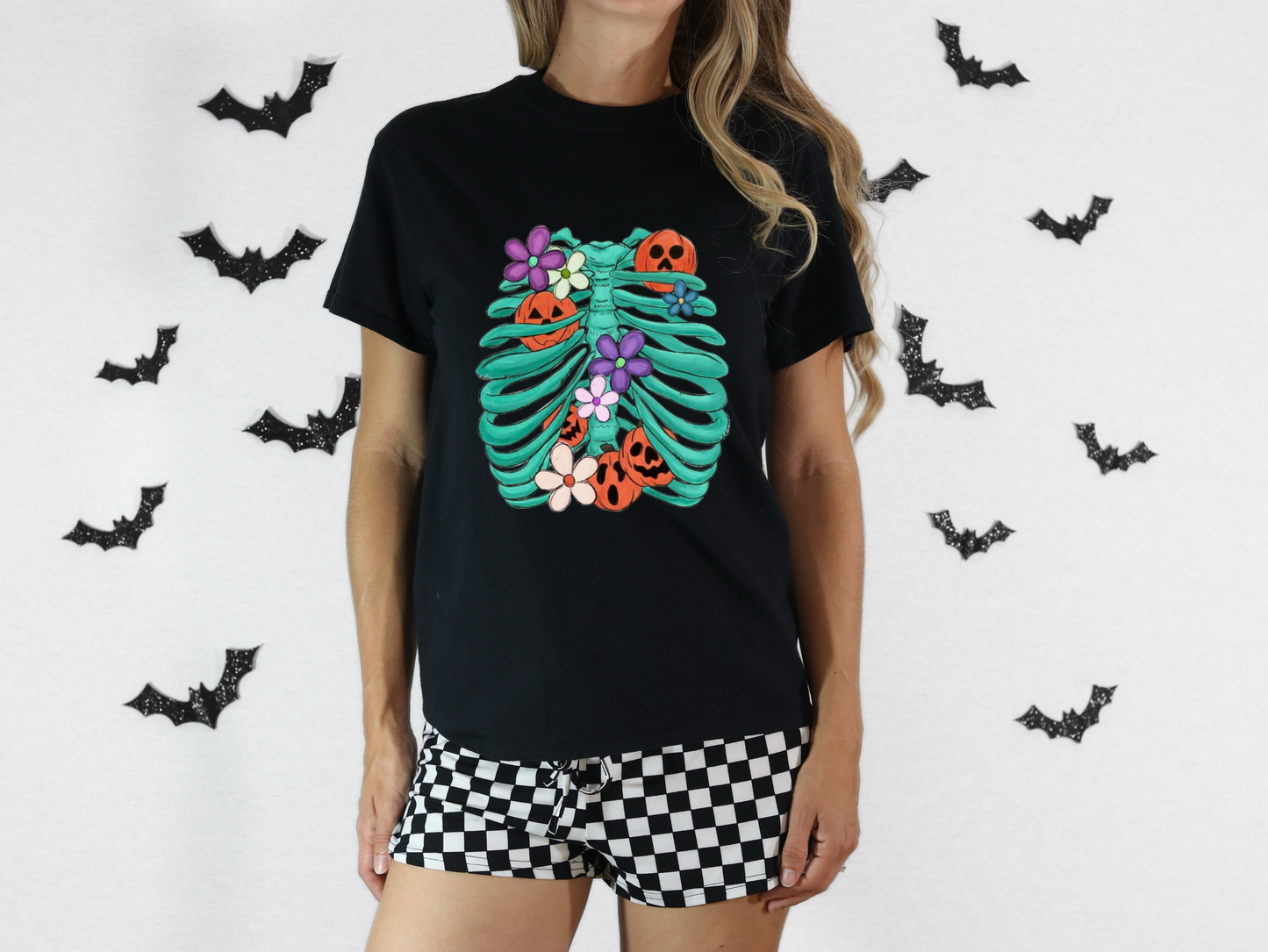 Pumpkin ribs tee