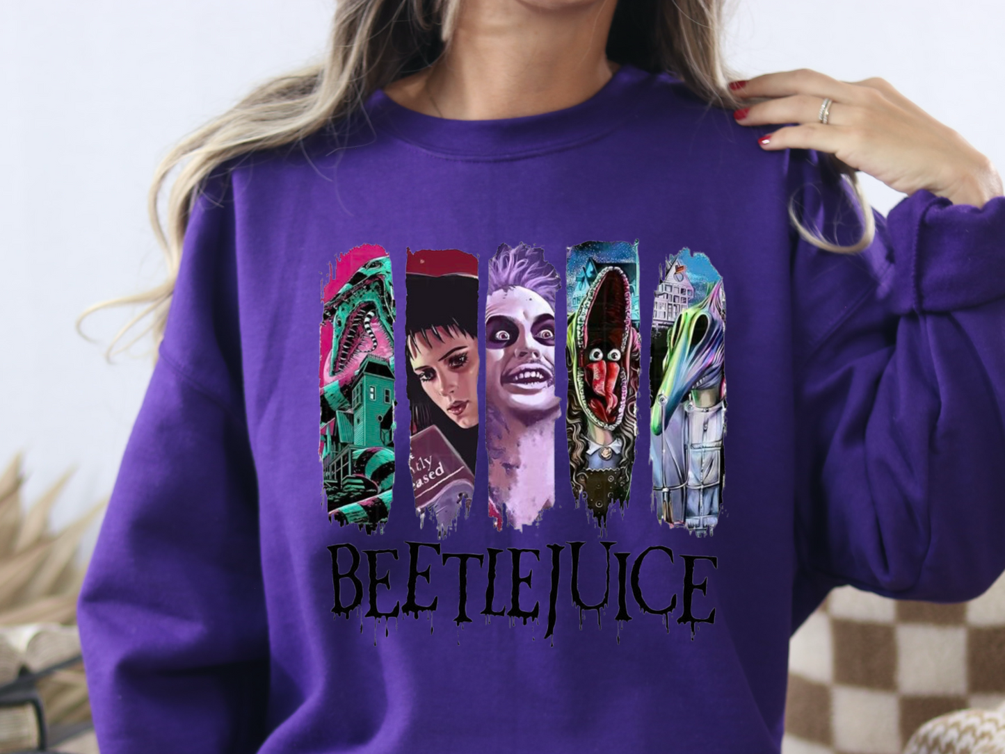 Beetlejuice crewneck