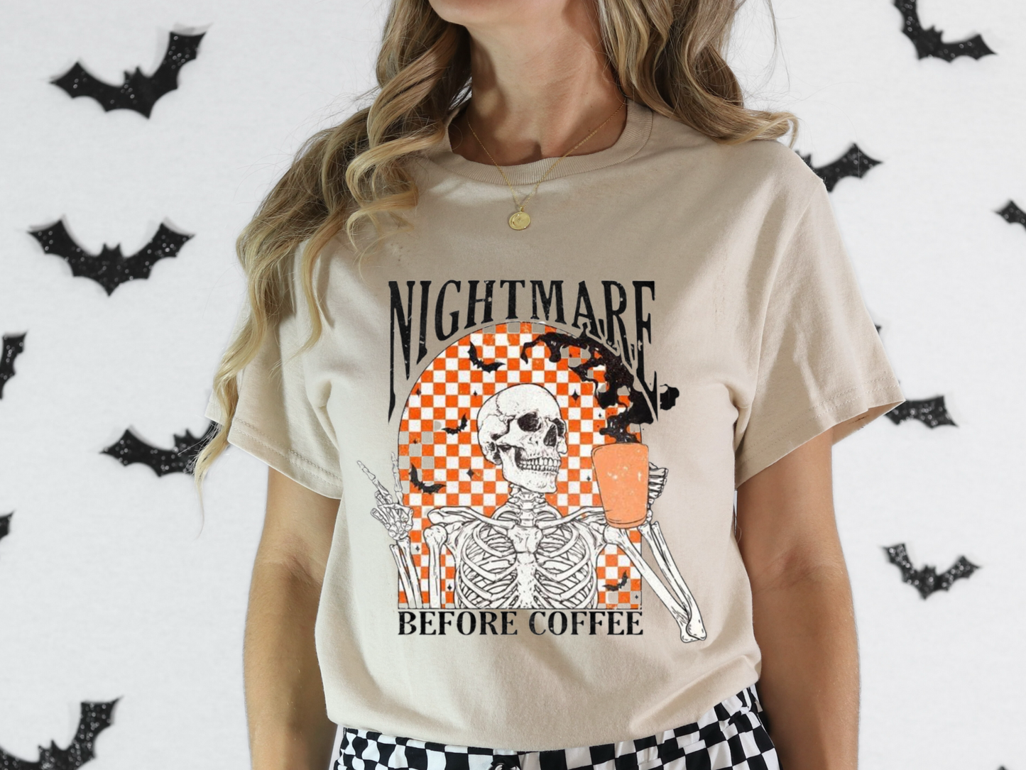 Nightmare before coffee tee